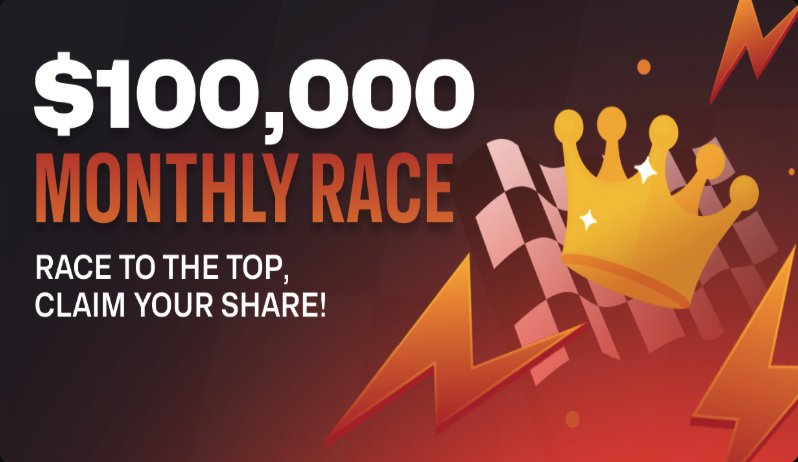 Razed $100K monthly race